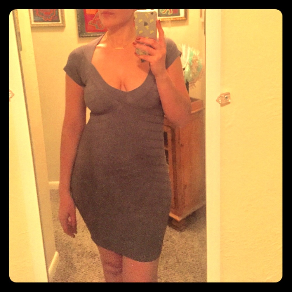 Grey Bandage Dress